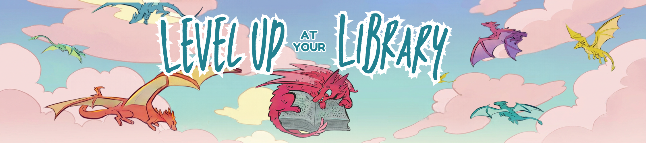 Level Up at the Library Banner