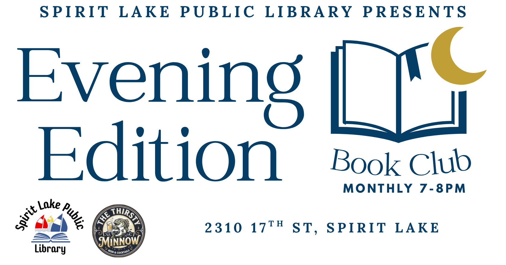 Evening Edition Book Club Banner