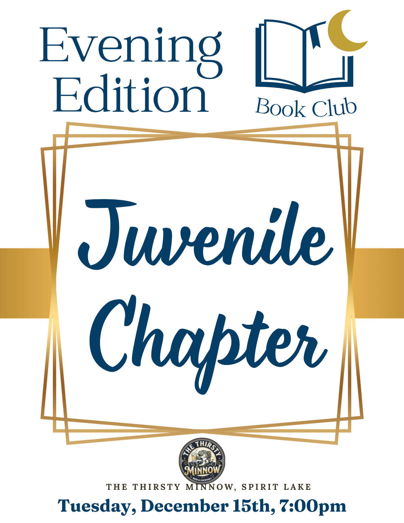 Evening Edition Book Club Flyer: Theme Juvenile Chapter Book