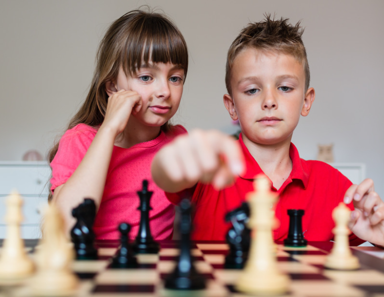 Children Playing Chess
